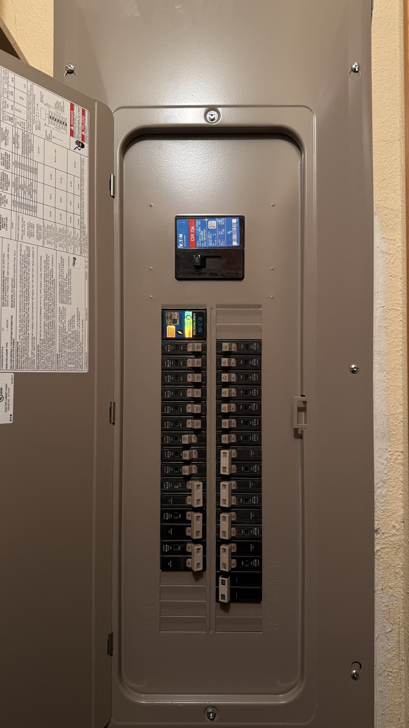 New construction wiring and panel — Rowlett, TX